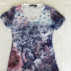 Pretty Summer V-Neck Top